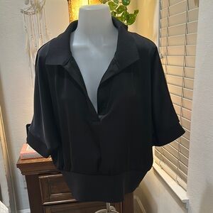 Elegant Black Women's Top